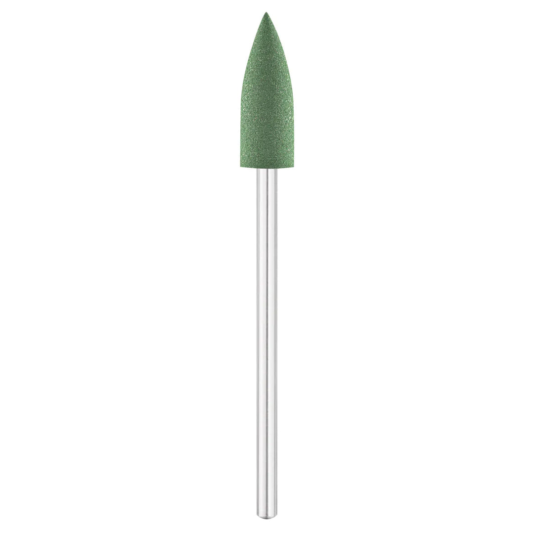 Silikoninis frezos antgalis žalias kūgis 6.0 mm