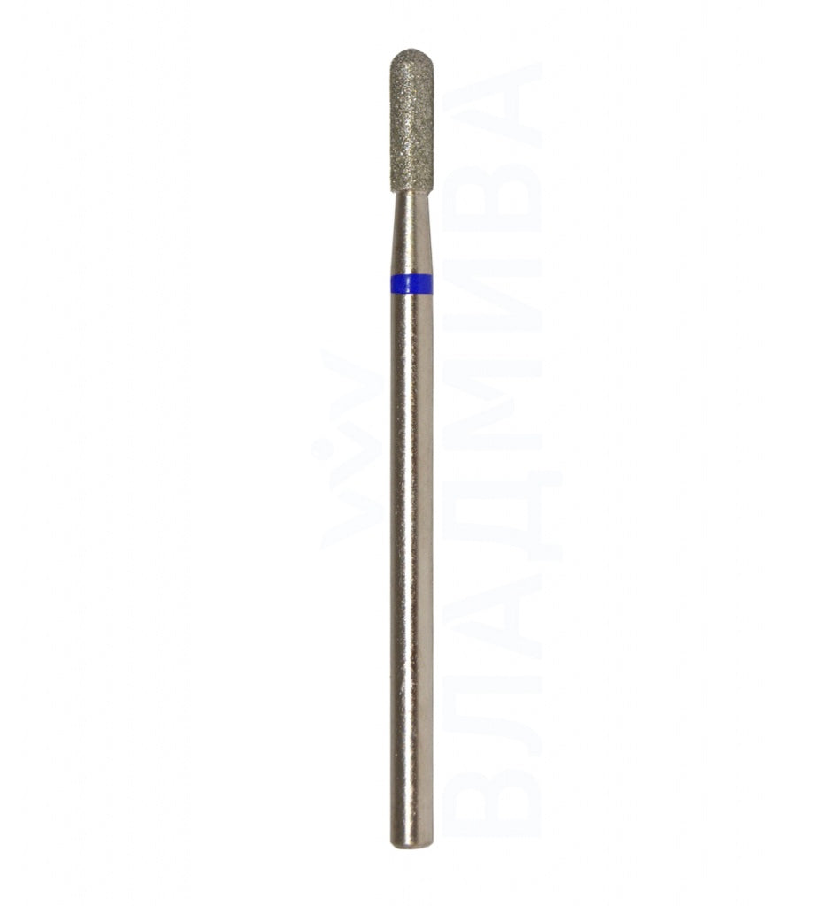 Deimantinis frezos antgalis „Statinaitė – užapvalintu galiuku“ mėlynas VLADMIVA 2.3 mm