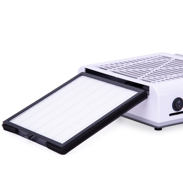 Dulkių surinkėjas manikiūrui su kasetiniu filtru ir porankiu 80W