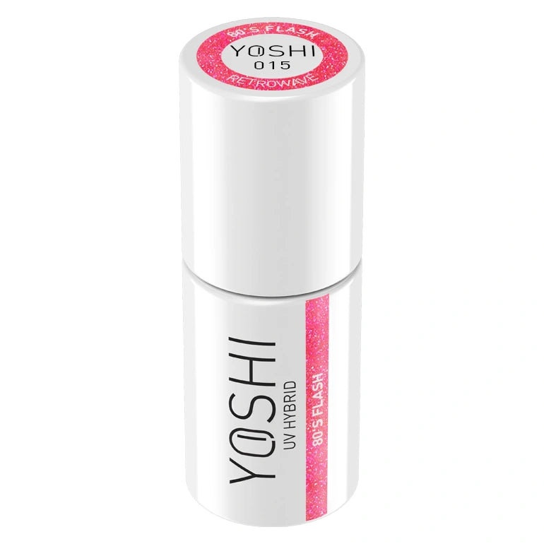 Gelinis lakas YOSHI 80’S FLASH 015 baltame fone