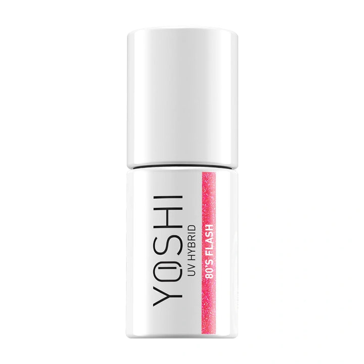 Gelinis lakas YOSHI 80’S FLASH 015 baltame fone
