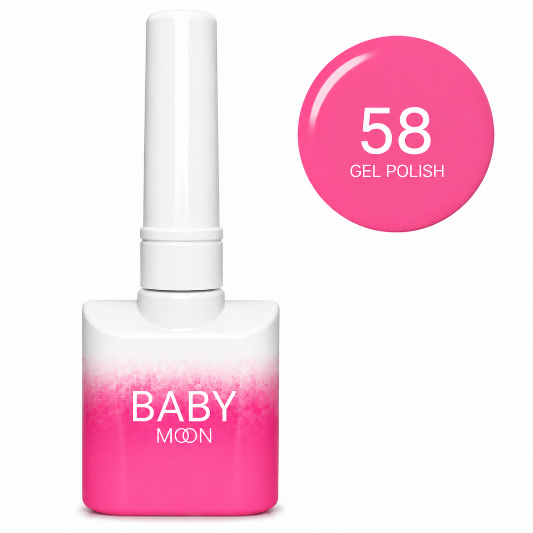 Baby Moon Premium gelinis lakas 058, 8 ml Moon FULL