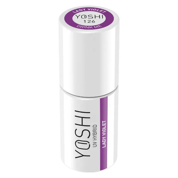 Gelinis lakas YOSHI LADY VIOLET 126 baltame fone