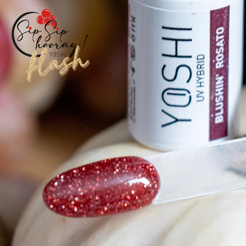 Gelinis lakas YOSHI FLASH Blushin Rosato 144