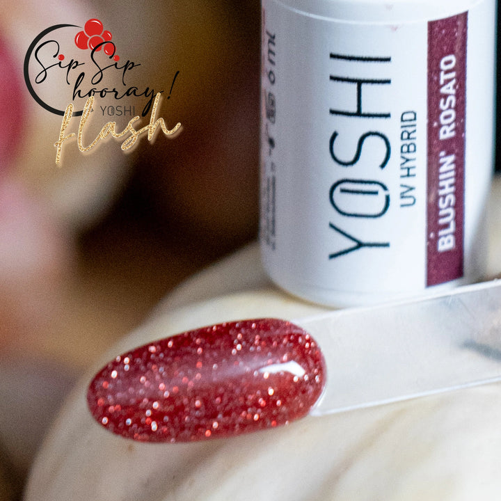 Gelinis lakas YOSHI FLASH Blushin Rosato 144