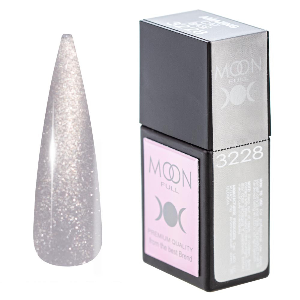 MOON Full Cat Base Amazing – spalvota bazė su „Cat Eye“ efektu 3228 12 ml Moon FULL