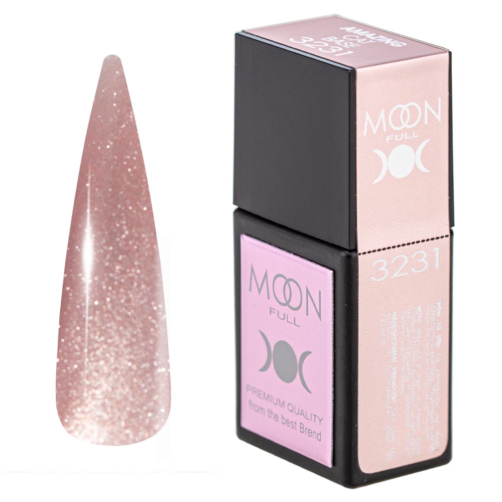 MOON Full Cat Base Amazing – spalvota bazė su „Cat Eye“ efektu 3231 12 ml Moon FULL