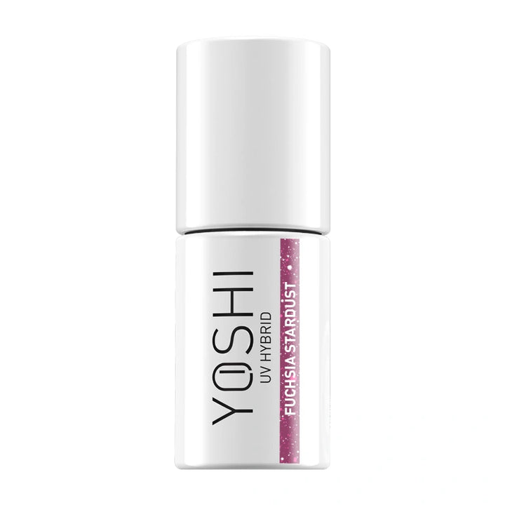 Gelinis lakas YOSHI Galaxy Fuchsia Stardust 524