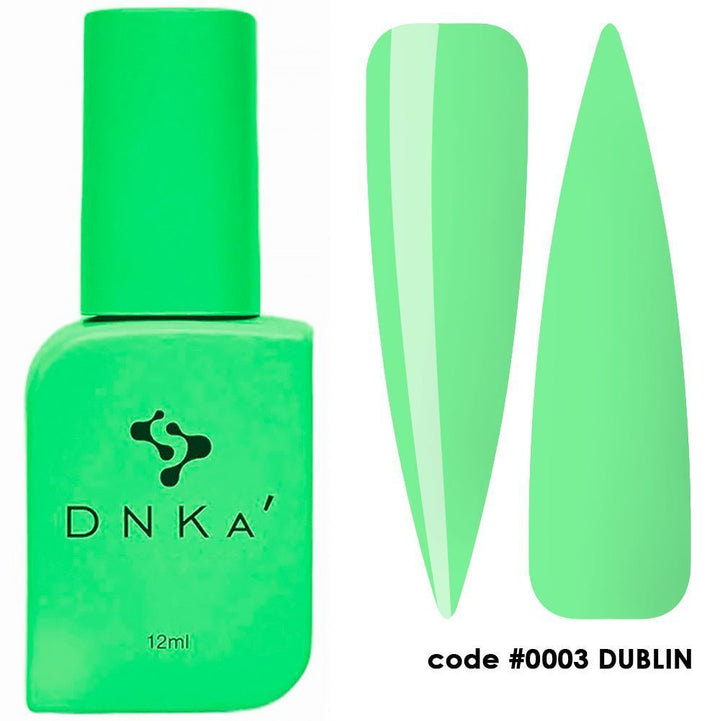 Gelinio lako viršutinis sluoksnis DNKA COVER TOP No wipe 0003 12 ml Dima