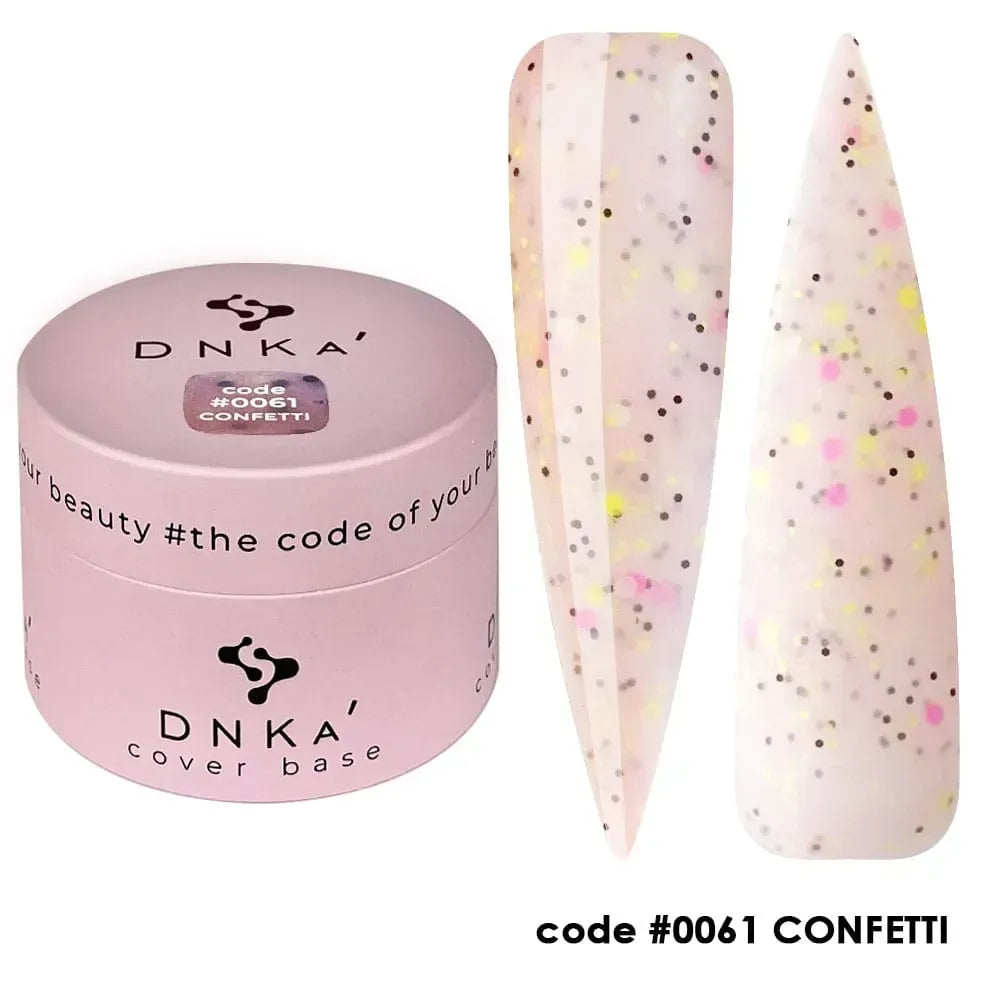 Cover base DNKA 0061 Confetti 30 ml Dima