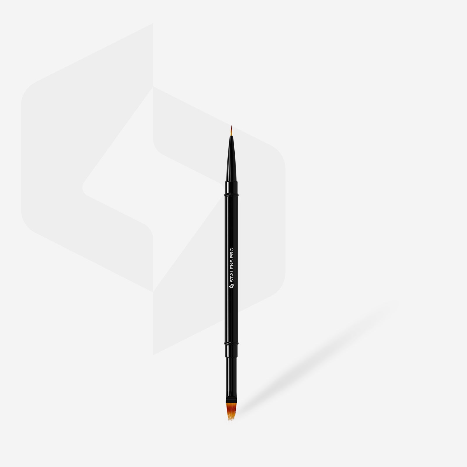 Dvipusis teptukas Staleks linijoms 7 mm / ombre efektui 11 mm Naguprieziura