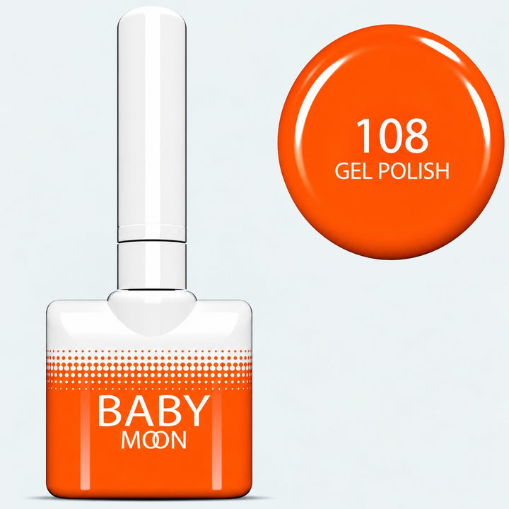Baby Moon Premium gelinis lakas 108, 8 ml Moon FULL