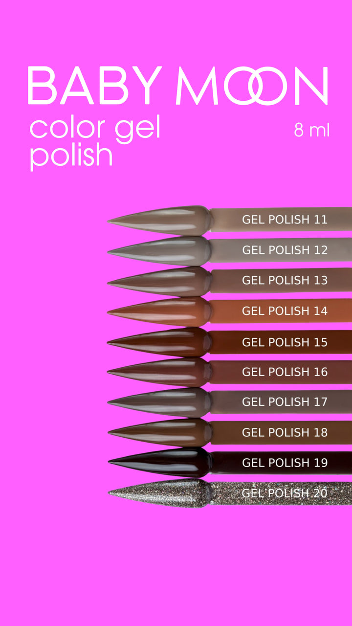 Baby Moon Premium gelinis lakas 013, 8 ml Moon FULL