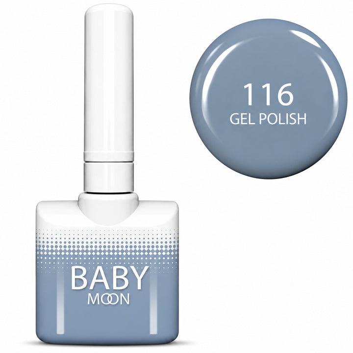 Baby Moon Premium gelinis lakas 116, 8 ml Moon FULL
