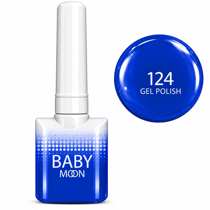 Baby Moon Premium gelinis lakas 124, 8 ml Moon FULL