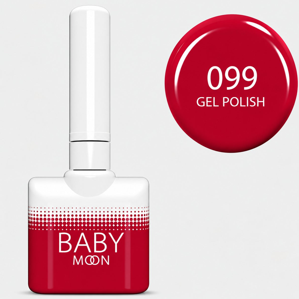 Baby Moon Premium gelinis lakas 099, 8 ml Moon FULL