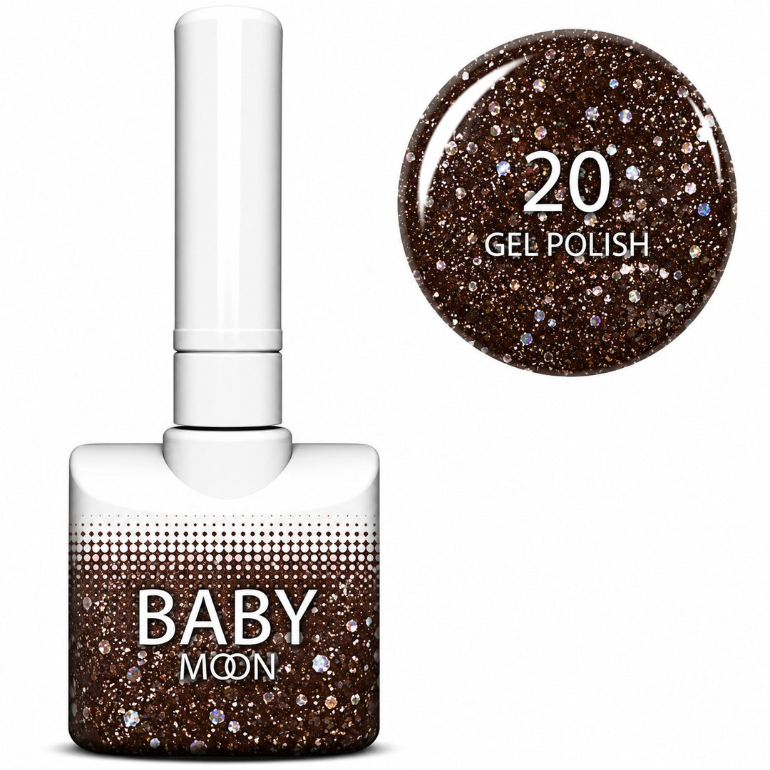 Baby Moon Premium gelinis lakas 020, 8 ml Moon FULL