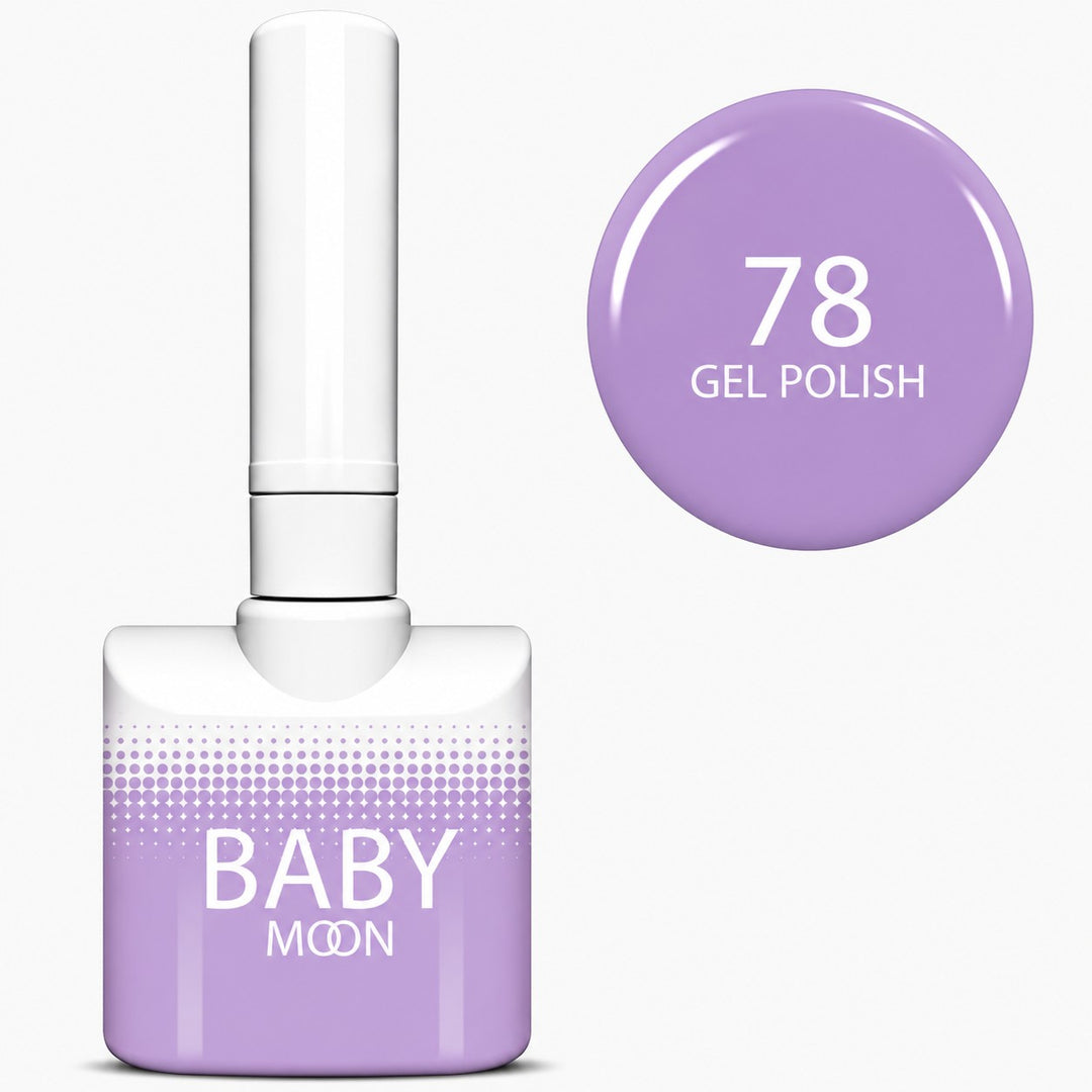 Baby Moon Premium gelinis lakas 078, 8 ml Moon FULL