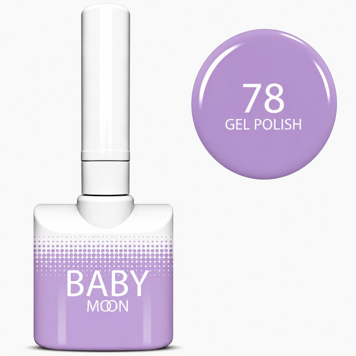 Baby Moon Premium gelinis lakas 078, 8 ml Moon FULL