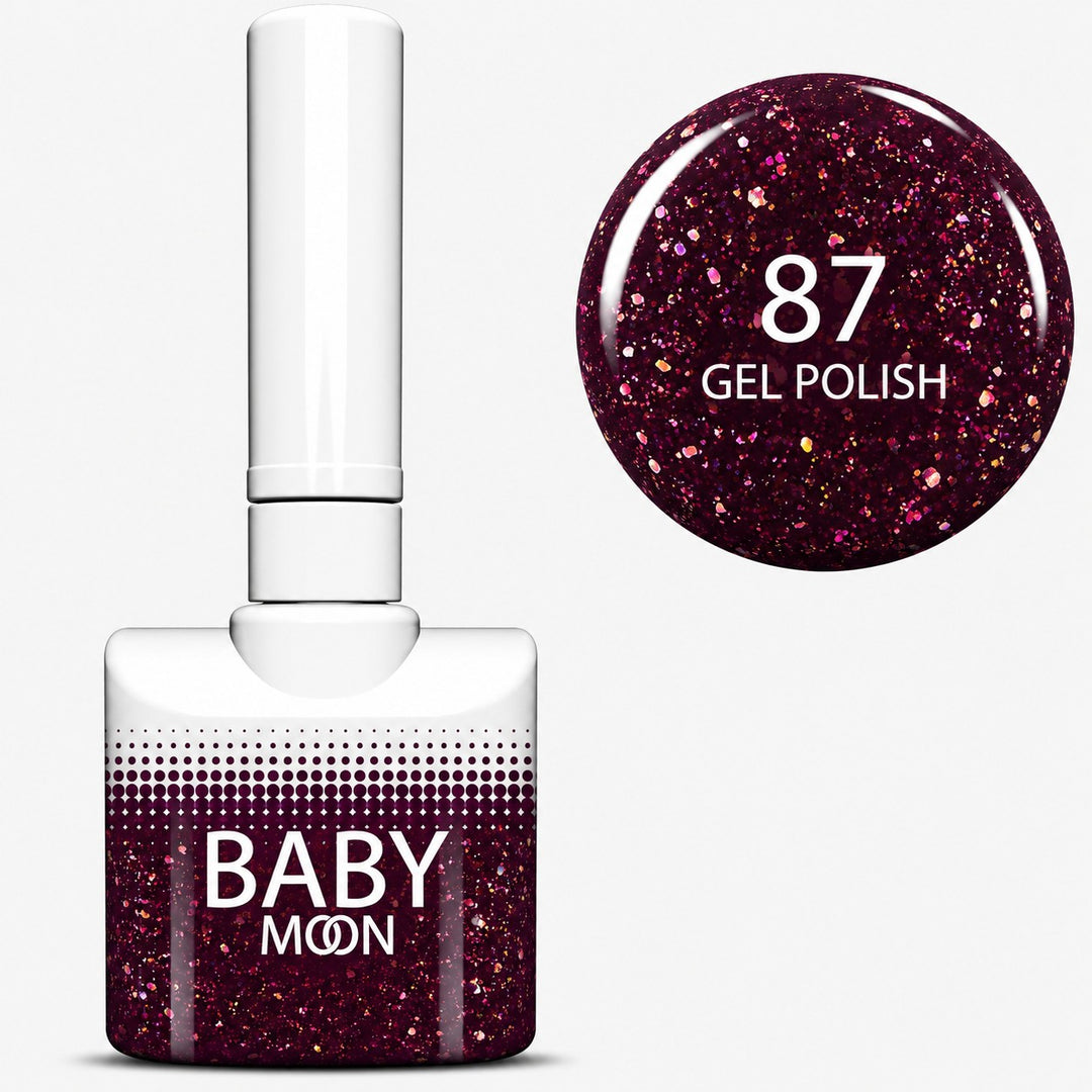 Baby Moon Premium gelinis lakas 087, 8 ml Moon FULL