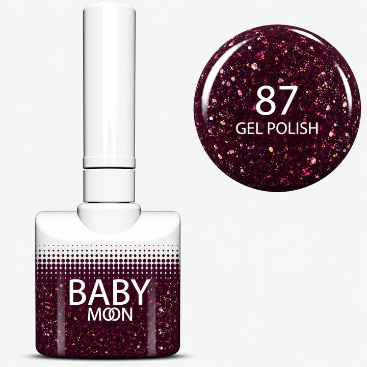 Baby Moon Premium gelinis lakas 087, 8 ml Moon FULL