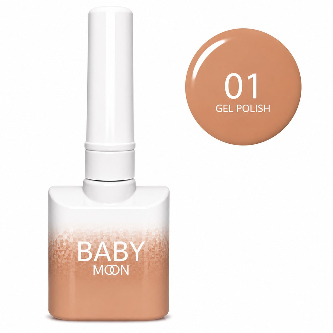 Baby Moon Premium gelinis lakas 001, 8 ml Moon FULL