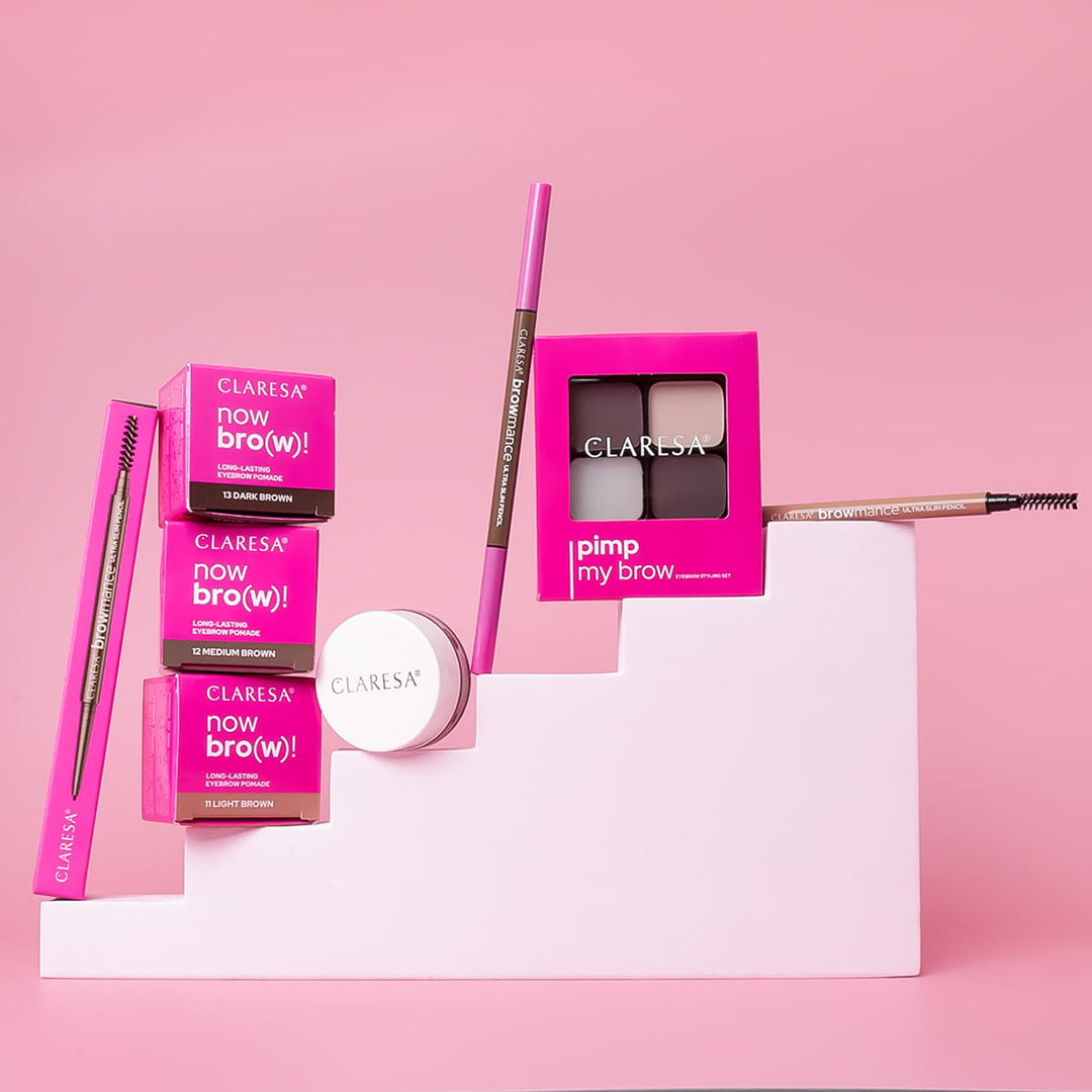 CLARESA BROWMANCE itin plonas automatinis antakių pieštukas 01 švelni ruda spalva 4Mass