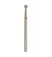Deimantinis frezos antgalis „Burbuliukas“ raudonas 3,1 mm VLADMIVA