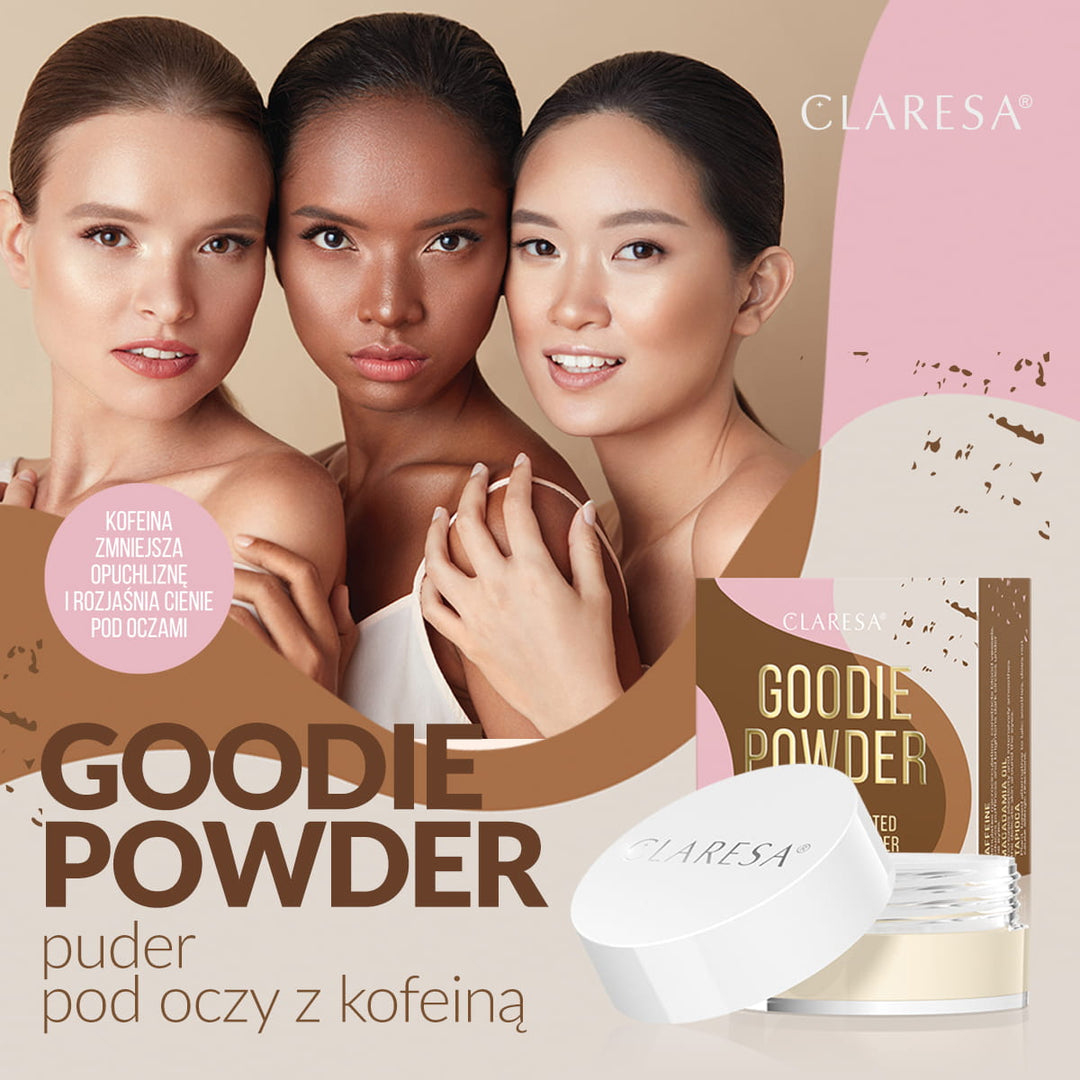 Claresa GOODIE POWDER biri paakių pudra su kofeinu 6 g Naguprieziura