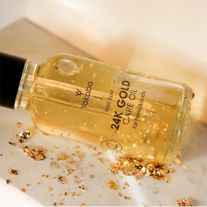 Nagų ir odelių aliejukas 24K GOLD CARE OIL Yokaba 30 ml