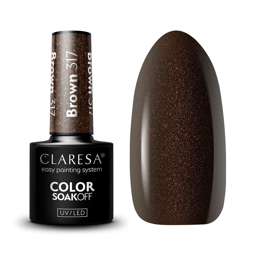 Gelinis lakas CLARESA  BROWN 317