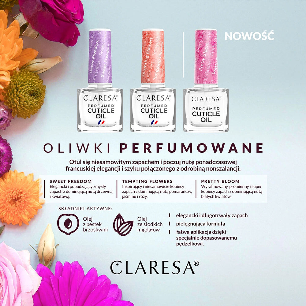 Parfumuotas nagų ir odelių aliejukas CLARESA Sweet Freedom 5 ml