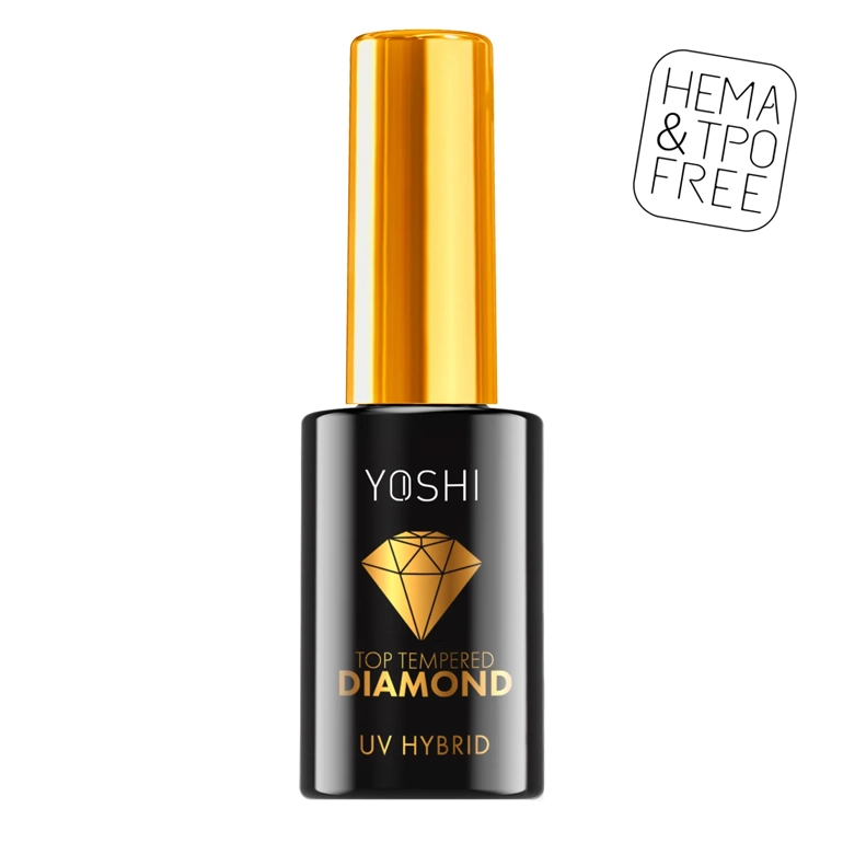 Gelinio lako viršutinis sluoksnis Top Diamond YOSHI  10 ml