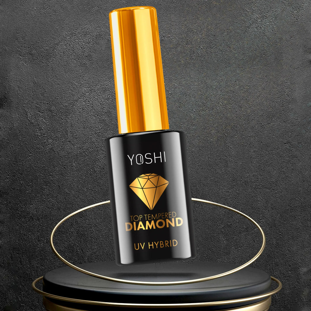 Gelinio lako viršutinis sluoksnis Top Diamond YOSHI  10 ml