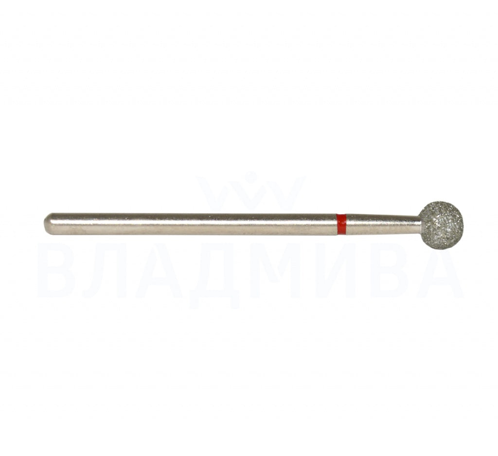 Deimantinis antgalis „Burbuliukas“ raudonas 5.00  mm VLADMIVA