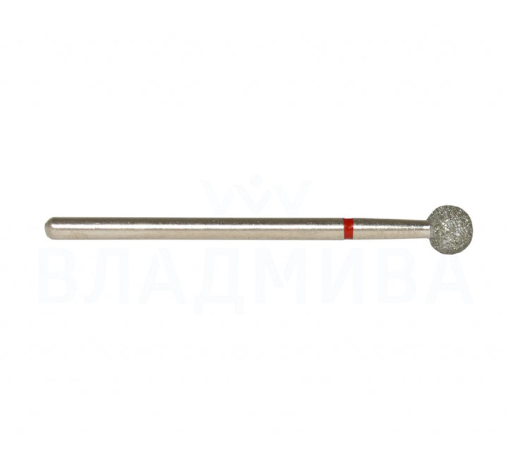 Deimantinis antgalis „Burbuliukas“ raudonas 5.00  mm VLADMIVA