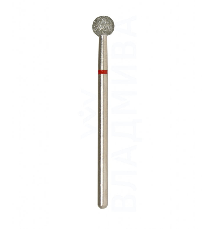 Deimantinis antgalis „Burbuliukas“ raudonas 5.00  mm VLADMIVA