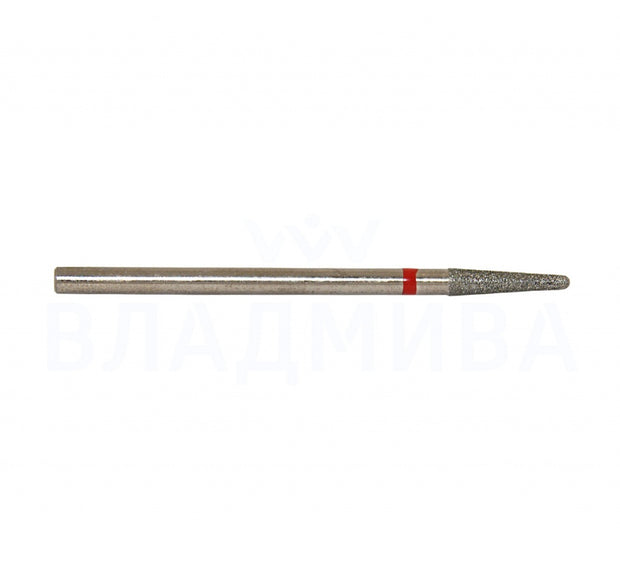 Deimantinis antgalis „Konusas“ raudonas VLADMIVA 2,3 mm