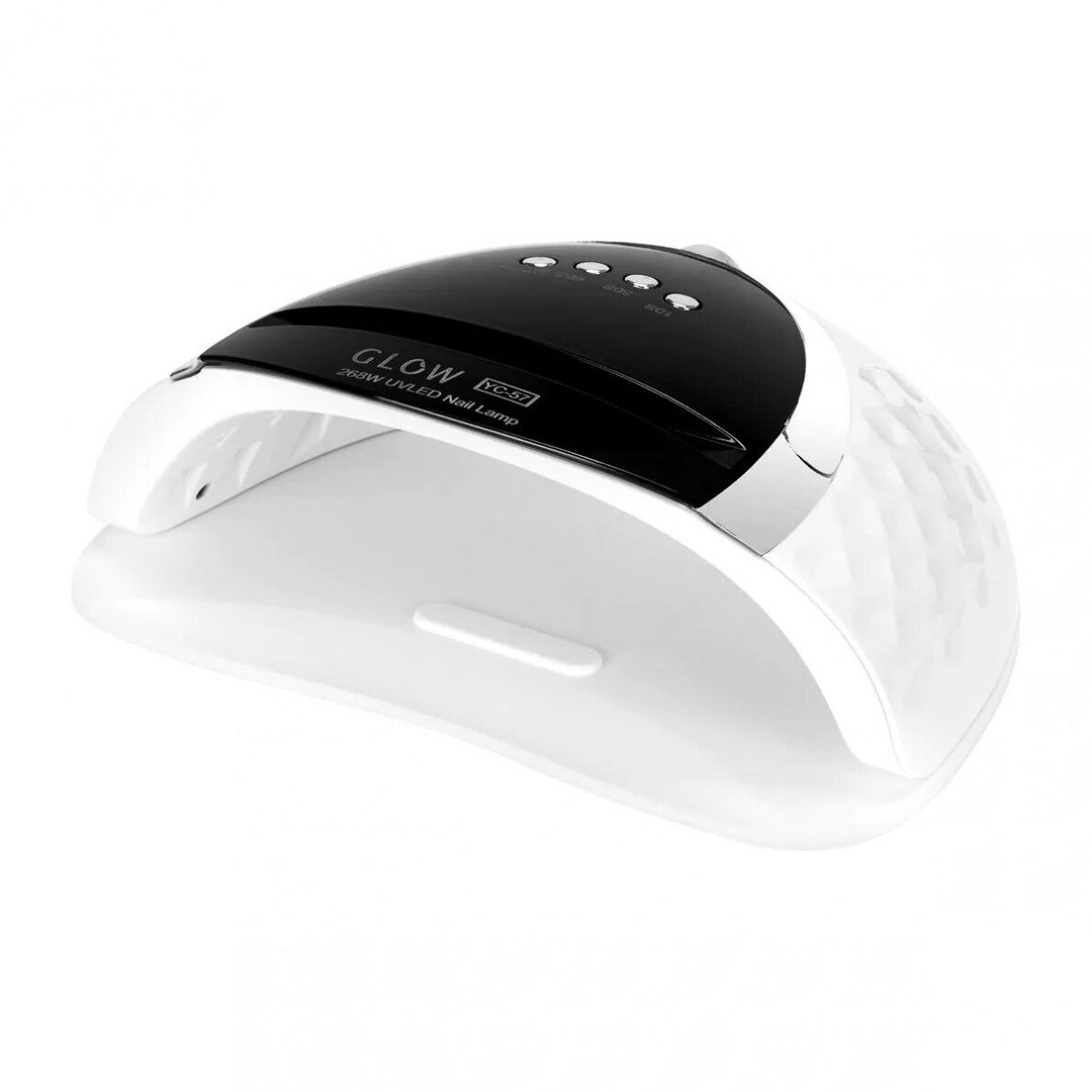 Profesionali lempa nagams UV/LED Glow YC57 White 268W su displėju