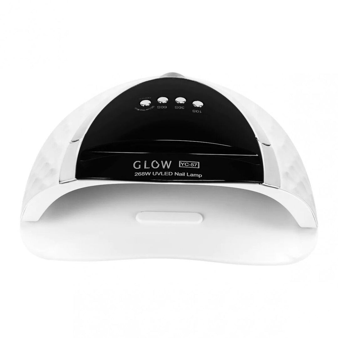 Profesionali lempa nagams UV/LED Glow YC57 White 268W su displėju