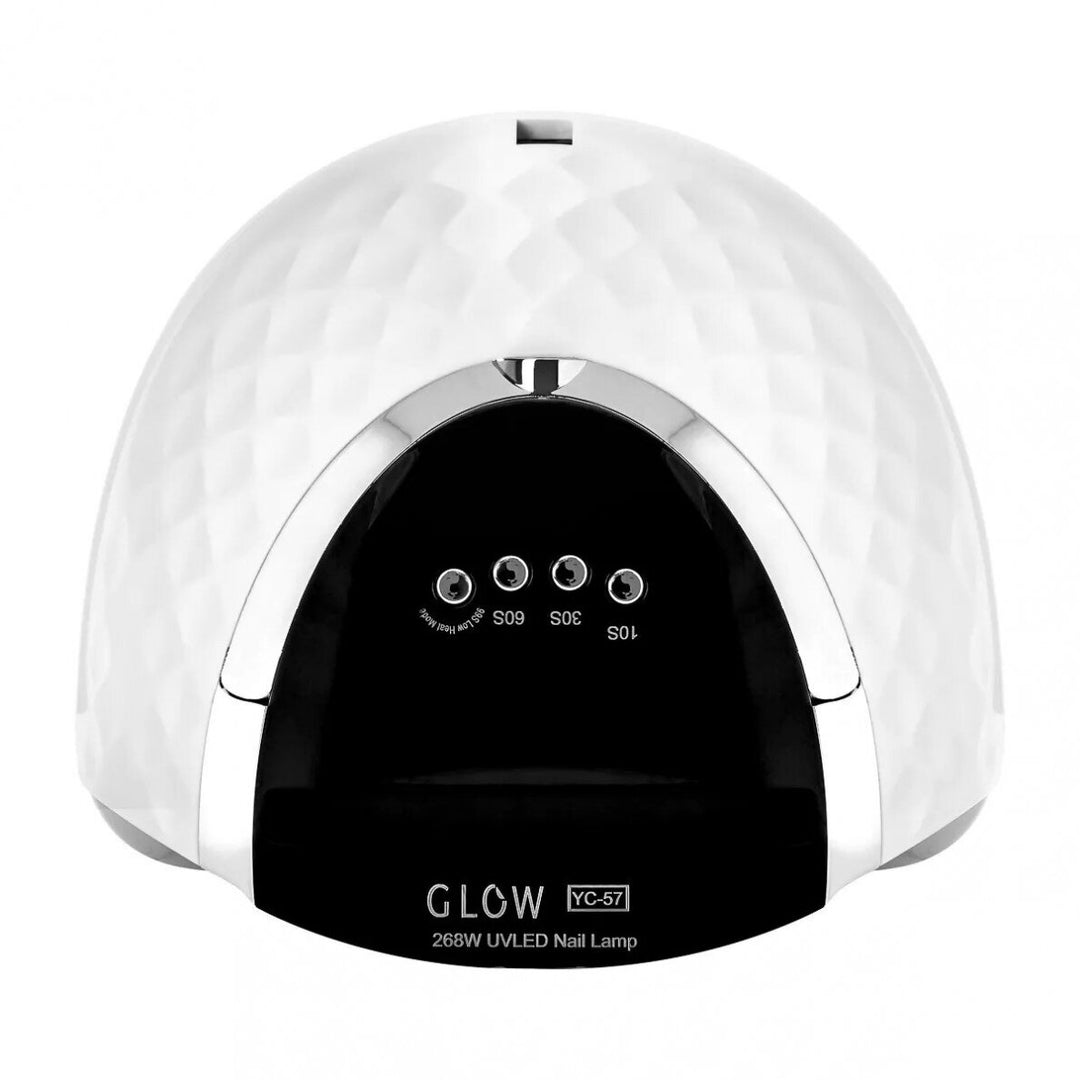 Profesionali lempa nagams UV/LED Glow YC57 White 268W su displėju