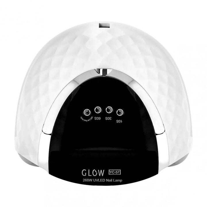 Profesionali lempa nagams UV/LED Glow YC57 White 268W su displėju