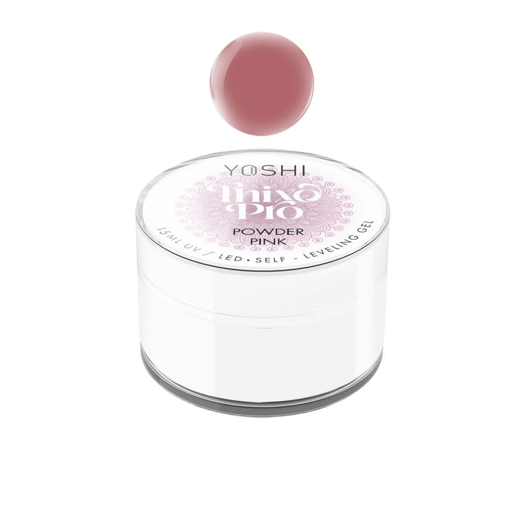 YOSHI Thixo PRO Gel Powder Pink 15ml Naguprieziura