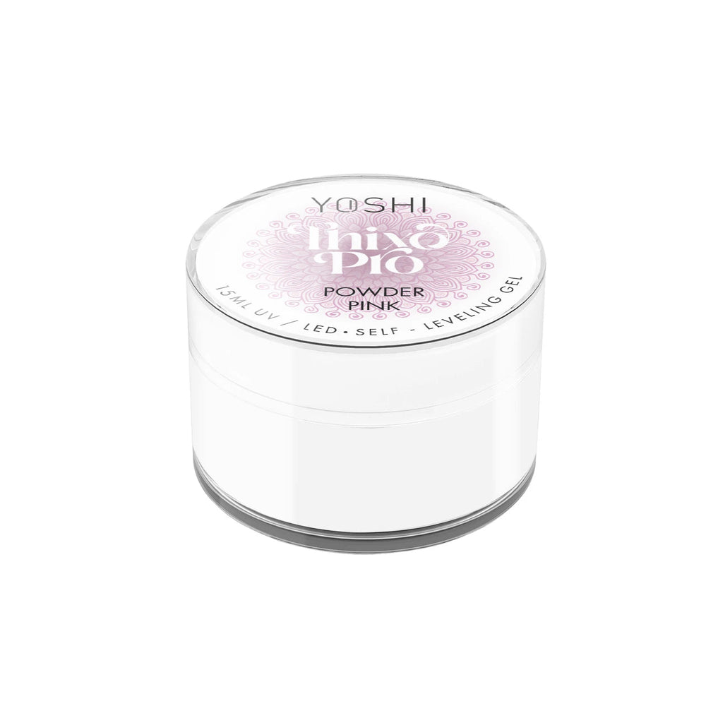 YOSHI Thixo PRO Gel Powder Pink 15ml Naguprieziura
