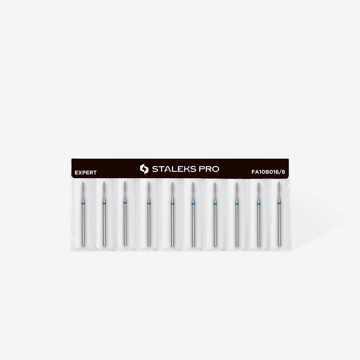 Deimantinis frezos antgalis Liepsnelė mėlyma buka STALEKS EXPERT 1.6 mm Staleks