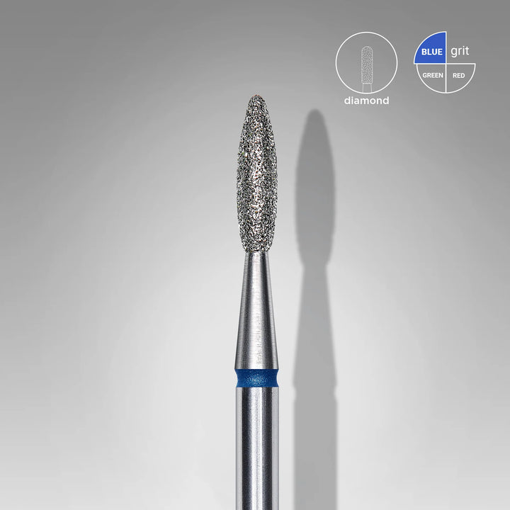 Deimantinis frezos antgalis Liepsnelė mėlyma buka STALEKS EXPERT 2.1 mm Staleks