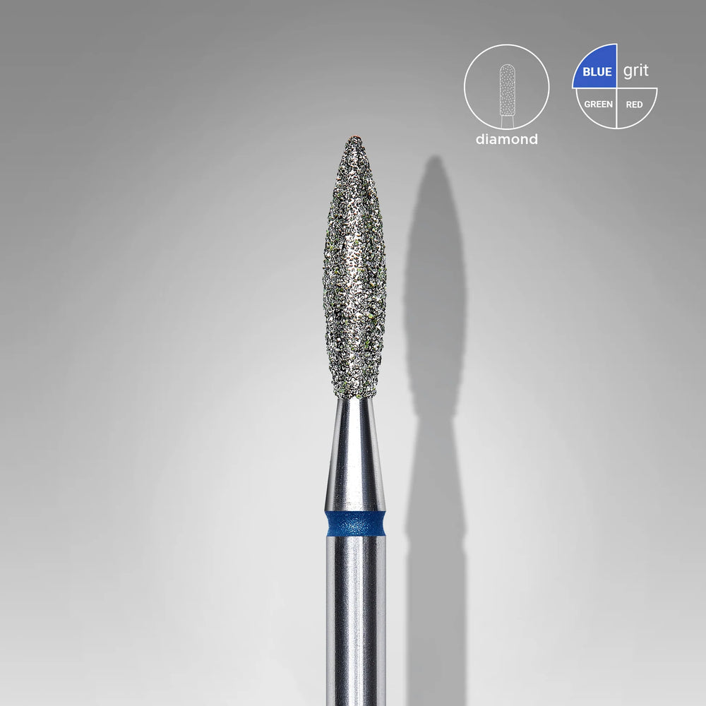 Deimantinis frezos antgalis Liepsnelė mėlyma buka STALEKS EXPERT 2.3 mm Staleks