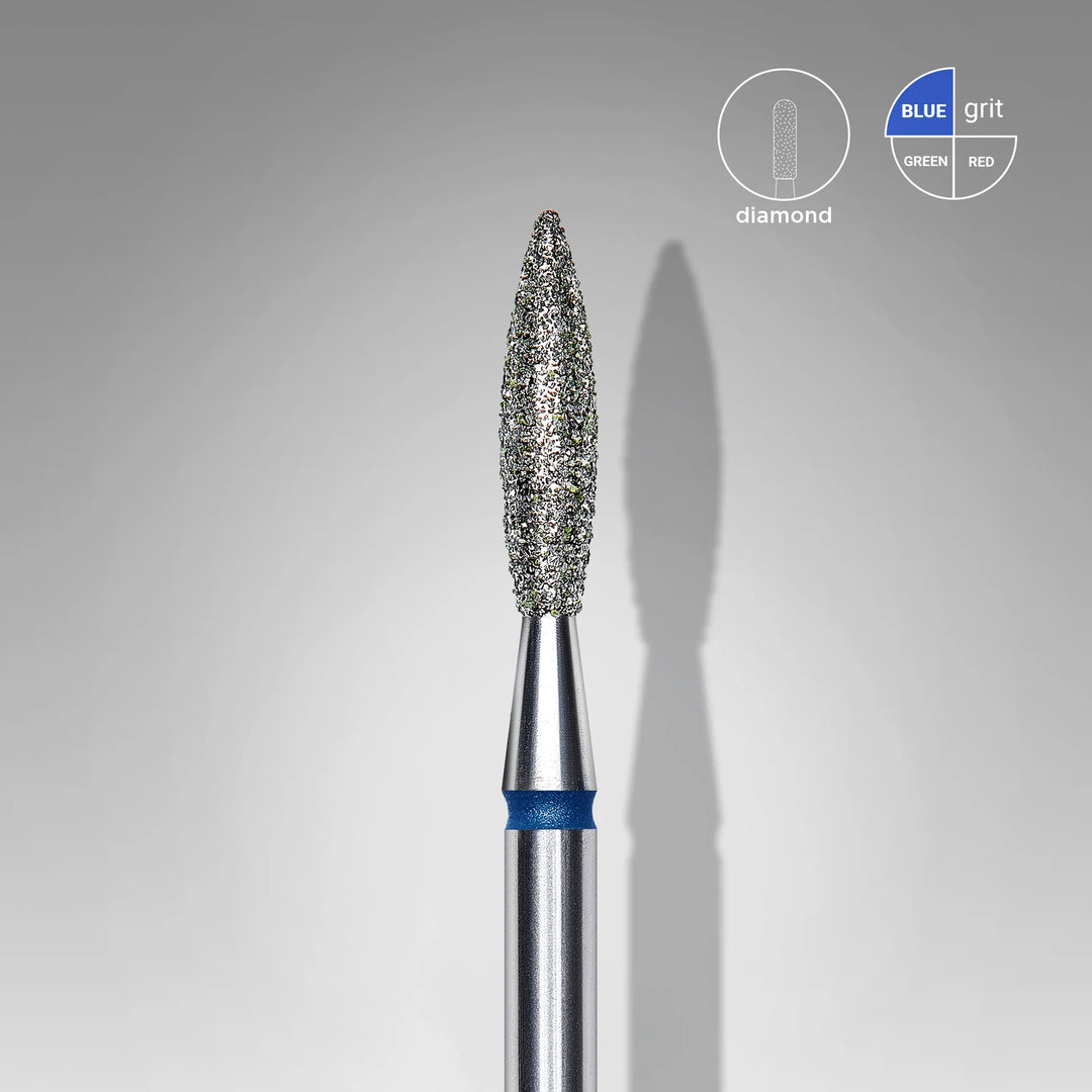 Deimantinis frezos antgalis Liepsnelė mėlyma buka STALEKS EXPERT 2.3 mm Staleks