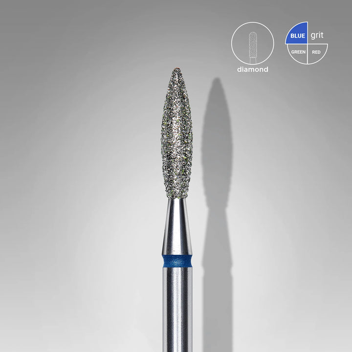 Deimantinis frezos antgalis Liepsnelė mėlyma buka STALEKS EXPERT 2.3 mm Staleks
