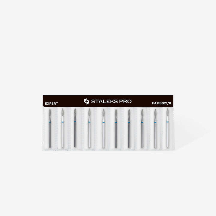 Deimantinis frezos antgalis Liepsnelė mėlyma STALEKS EXPERT 2.1 mm Staleks